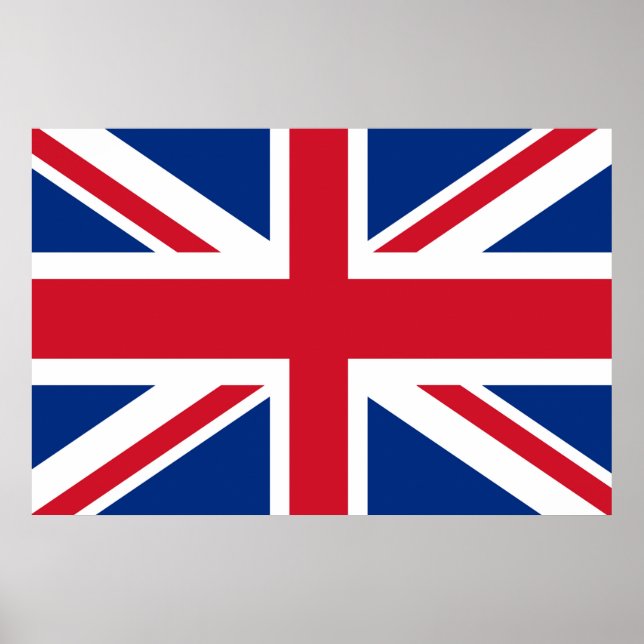 Poster Drapeau britannique Royal Union Jack (Devant)