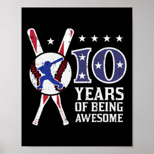 Poster Drapeau Bysebyll 10 ans d'enfance géniale Fête d'a