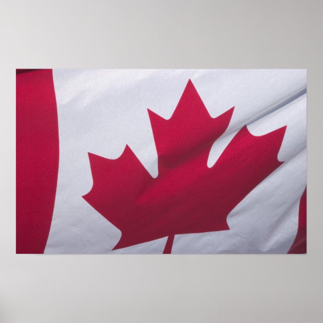 Poster Drapeau canadien. (Devant)