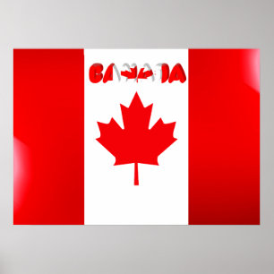 Poster Drapeau canadien