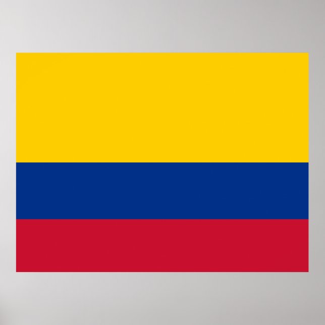 Poster Drapeau colombien (Devant)