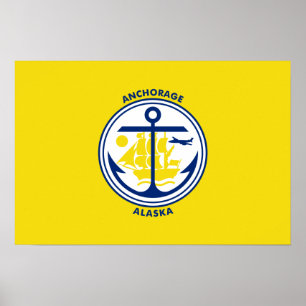 Poster Drapeau d'ancrage