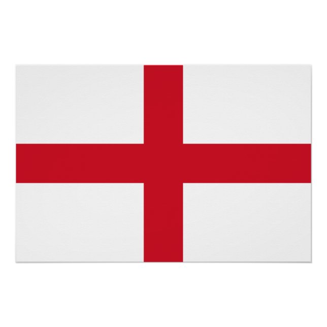 Poster Drapeau d'Angleterre (Devant)