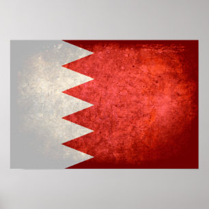 Poster Drapeau de Bahreïn