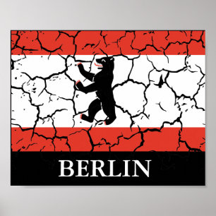Poster Drapeau de Berlin