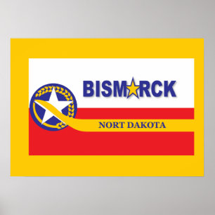 Poster Drapeau de Bismarck