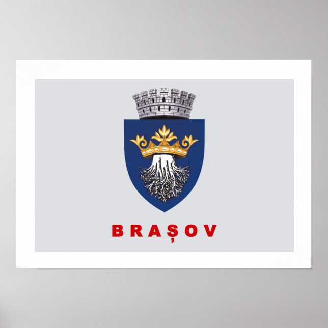 Poster Drapeau de Brasov (Devant)