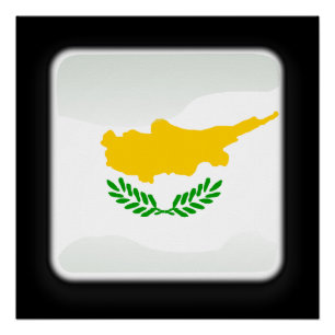 Poster Drapeau de Chypre
