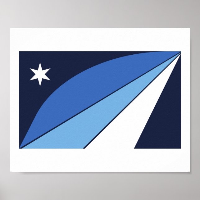 Poster Drapeau de Columbia, Caroline du Sud (Devant)