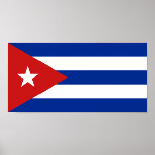 Poster Drapeau de Cuba