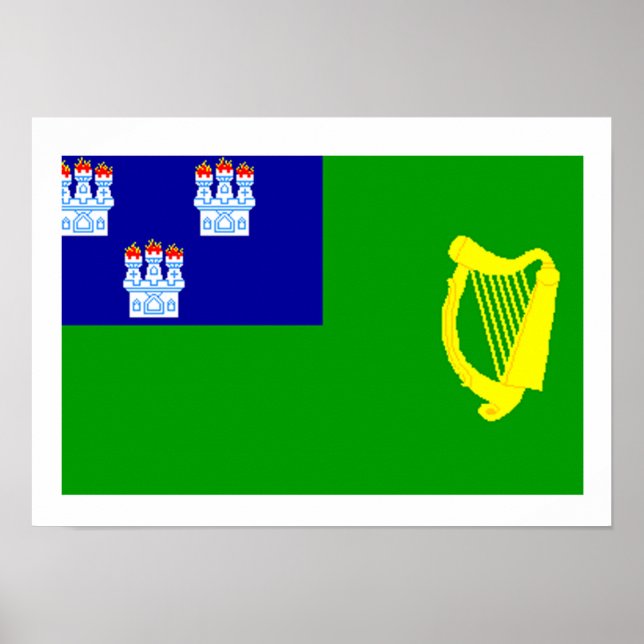 Poster Drapeau de Dublin (Devant)