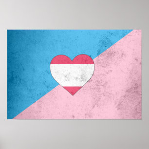 Poster Drapeau de fierté de jeu d'âge