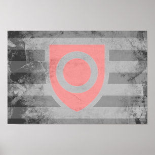 Poster Drapeau de fierté de propriété