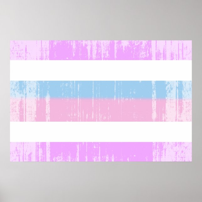 Poster Drapeau de fierté intersexe (Devant)