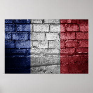 Poster Drapeau de France