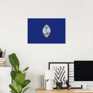 Poster Drapeau de Guam