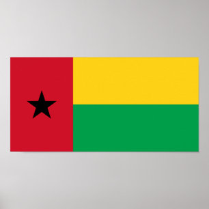 Poster Drapeau de Guinée-Bissau
