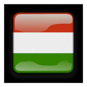 Poster Drapeau de Hongrie