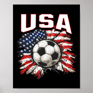 Poster Drapeau de la Coupe 2026 Soccer Pride Fun Famille 