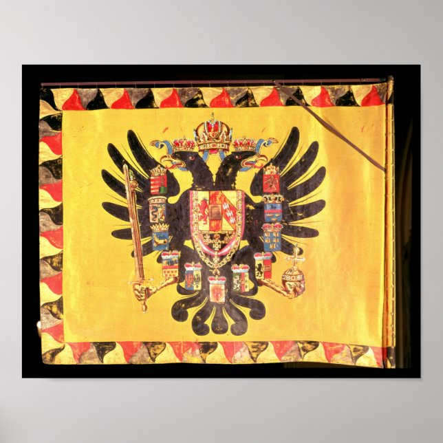 Poster Drapeau de la dynastie impériale des Habsbourg, ve (Devant)