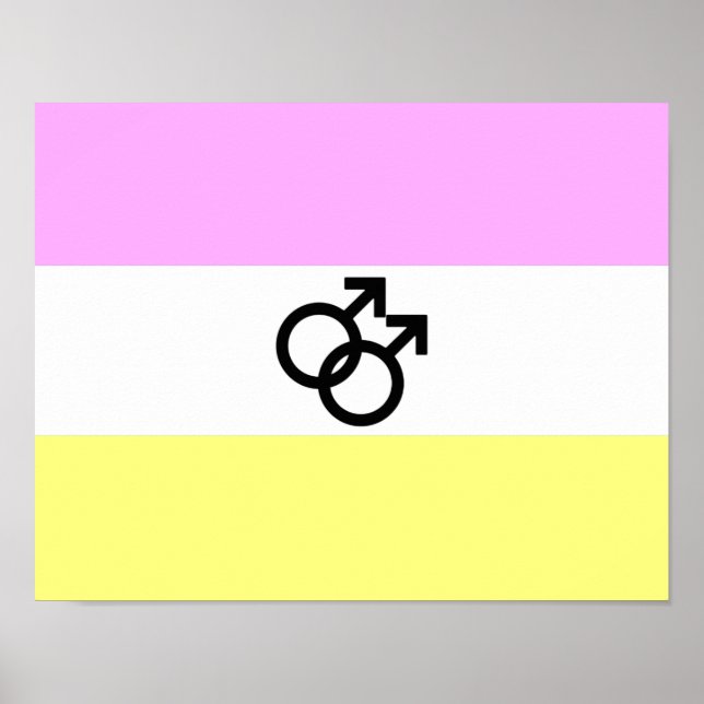 Poster Drapeau de la fierté de Twink (Devant)