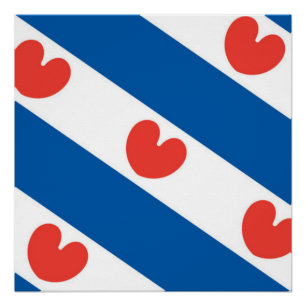 Poster Drapeau de la Frise