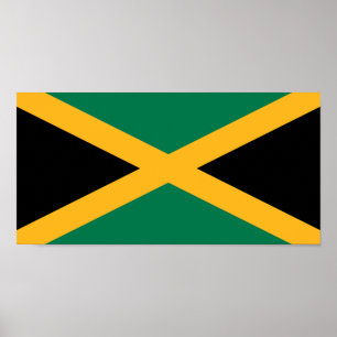 Poster Drapeau de la Jamaïque