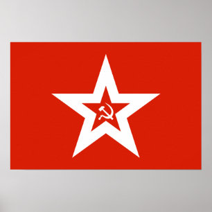 Poster Drapeau de la marine soviétique