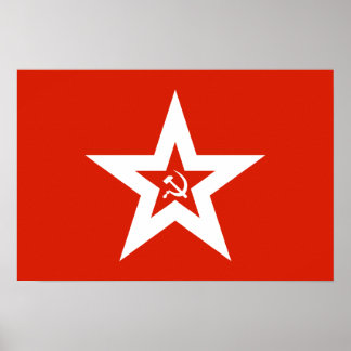 Poster Drapeau de la marine soviétique