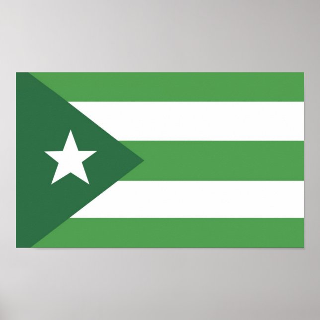 Poster Drapeau de la nation Glassjaw (Devant)
