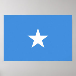 Poster Drapeau de la Somalie