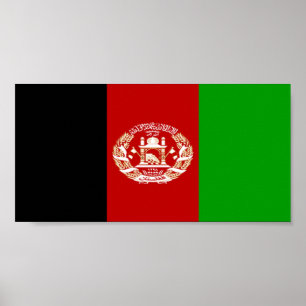 Poster Drapeau de l'Afghanistan