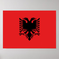 Drapeau de l'Albanie - Flamuri Kombëtar - Drapeau