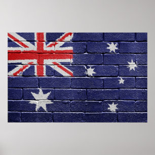 Poster Drapeau de l'Australie