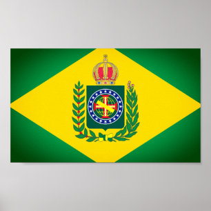 Poster Drapeau de l'Empire du Brésil