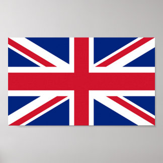 Poster Drapeau de l'île de l'Ascension
