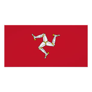 Poster Drapeau de l'île de Man