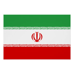 Poster Drapeau de l'Iran