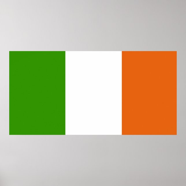 Poster Drapeau de l'Irlande (Devant)