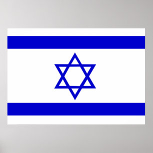 Poster Drapeau de l'Israël