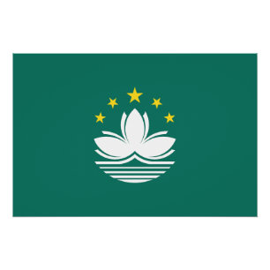 Poster Drapeau de Macao