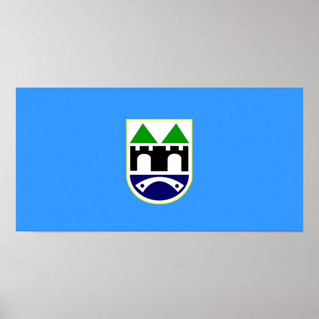 Poster Drapeau de Sarajevo (Devant)