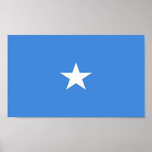 Poster Drapeau de Somalie (Devant)