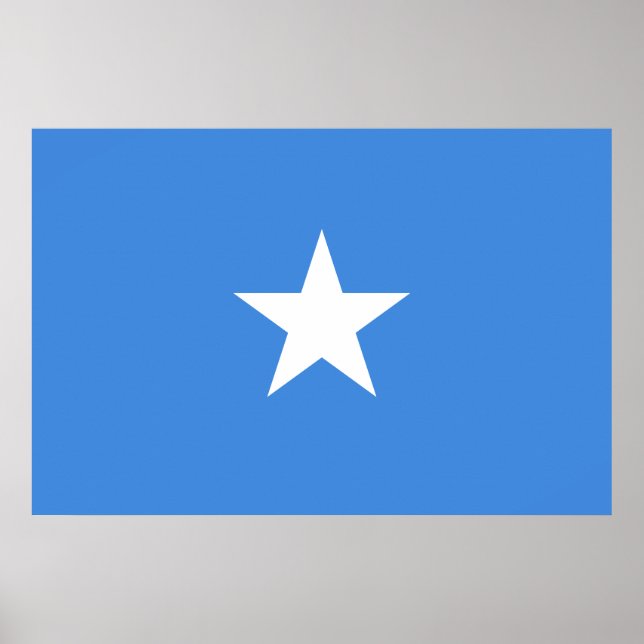 Poster Drapeau de Somalie (Devant)