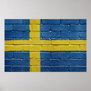 Poster Drapeau de Suède