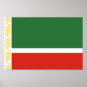 Poster Drapeau de Tchétchénie