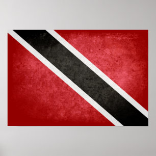 Poster Drapeau de Trinité-et-Tobago
