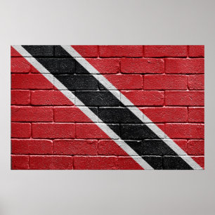 Poster Drapeau de Trinité-et-Tobago