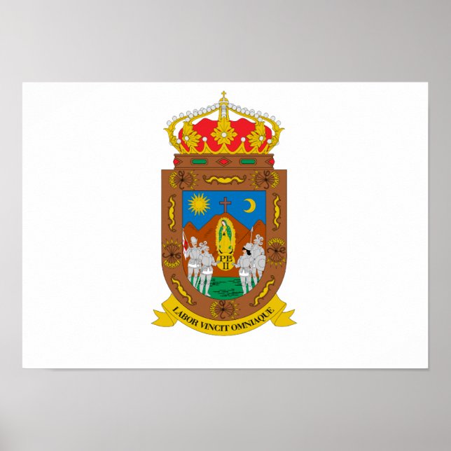 Poster Drapeau de Zacatecas (Devant)
