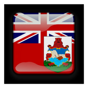 Poster Drapeau des Bermudes